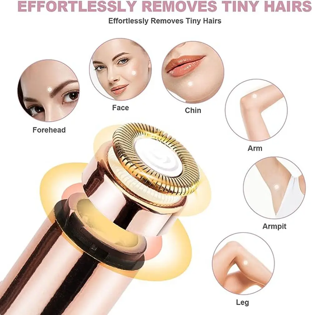 Hot USB Electric Eyebrow Trimmer Makeup Painless Eye Brow Epilator Mini Shaver Razors Portable Body Hair Remover Women Depilator