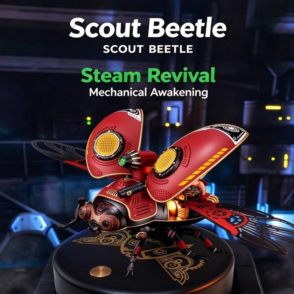 Mechanical Scorpion Beetle Diy Assembly Model Metal 3d Puzzle Handmade Craft Home Decoration Advanced Assembly Difficulty FYFM