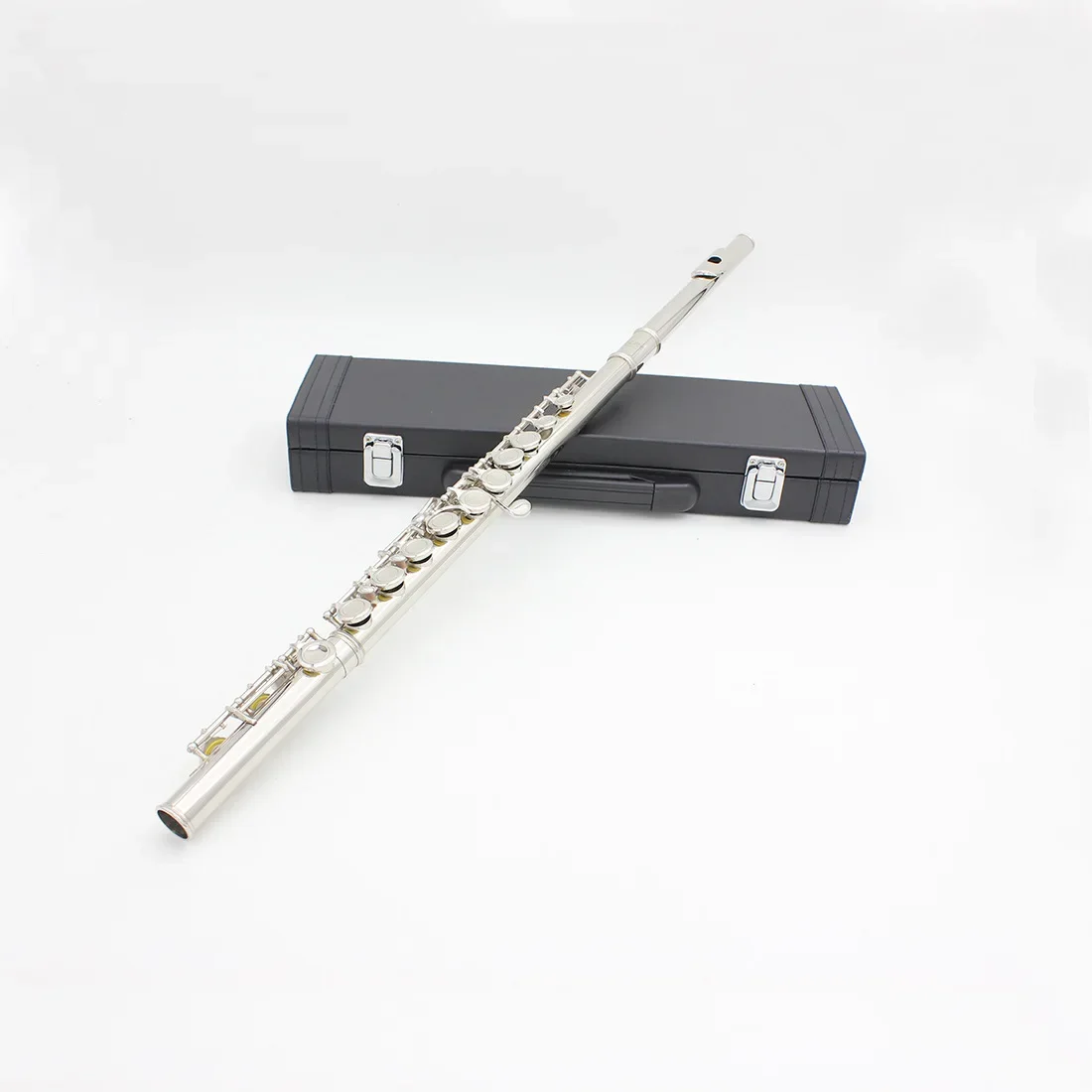 Neutral 16-hole silver flute E key nickel-plated C key flute student beginner exam performance flute instrument