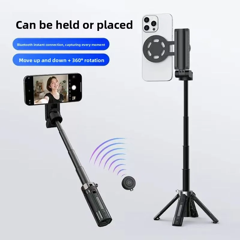 Stabilizator do telefonu, statyw do telefonu komórkowego, kij do selfie z funkcją Bluetooth, statyw do telefonu, stabilizator do telefonu.