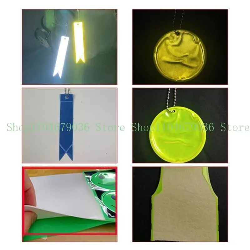 652f Sicurezza Riflettente Bag del ciondolo Hi-Visibilità per adulti Backpack Backpack Bright