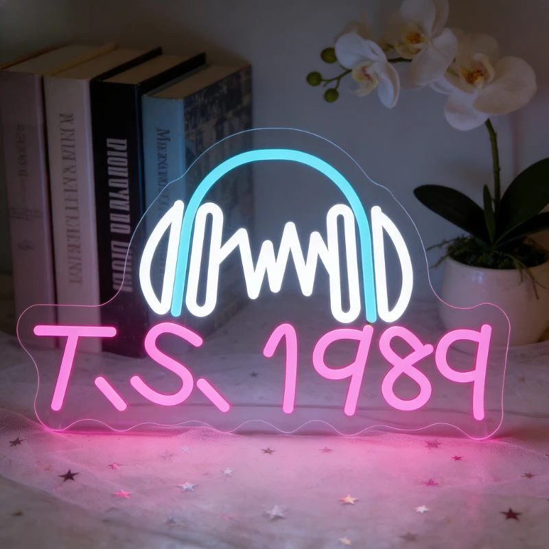 

The Eras Tour Inspired All Too Well Neon Sign LED Night Light USB Wall Art Desk Lamp for Bedroom Decor Music Party Fans Gifts