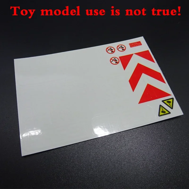 Crane Model Logo Sticker FASSI for 1/14 Tamiya RC Truck Trailer Tipper Scania MAN Benz Actros Volvo Car Diy Parts