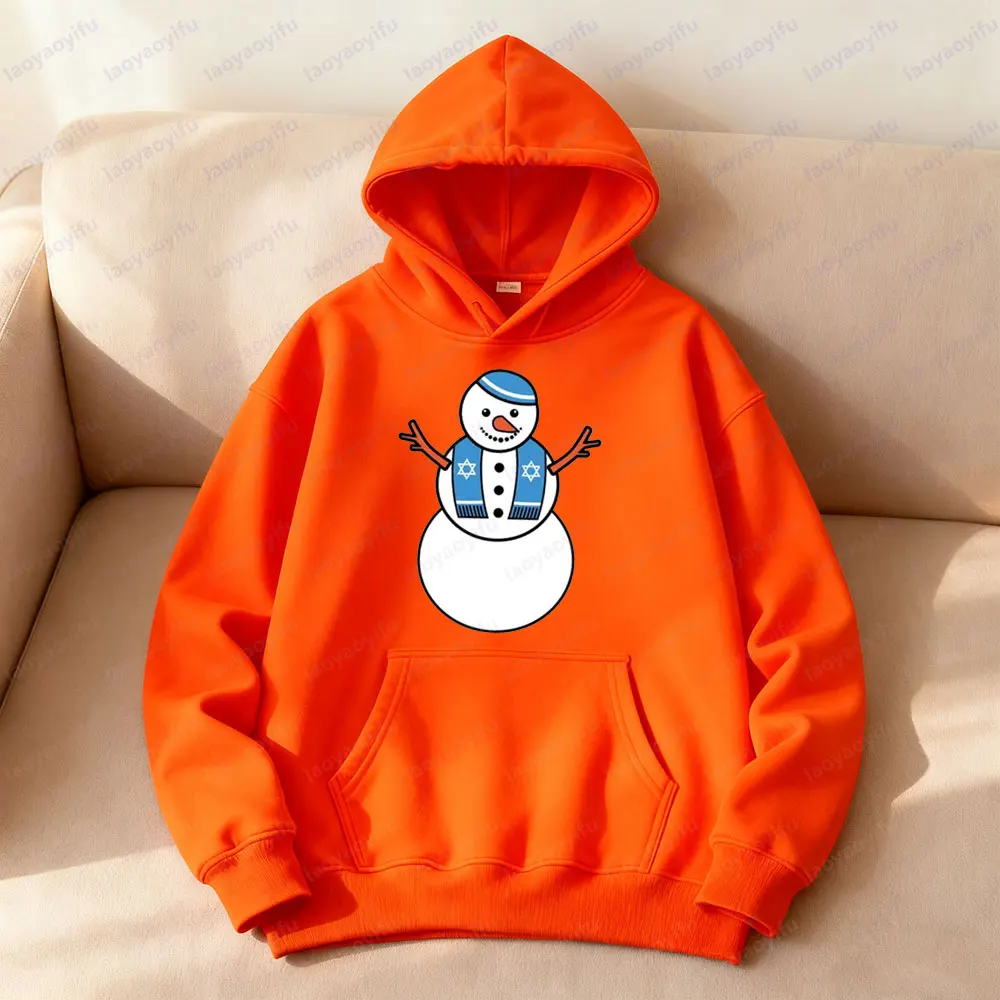 هانوكا ثلج البلوز هانوكا اليهودية ثلج هوديس Menorah Chanukah هوديي الرجال النساء التعاقد تصميم مطبوعة القمم #4