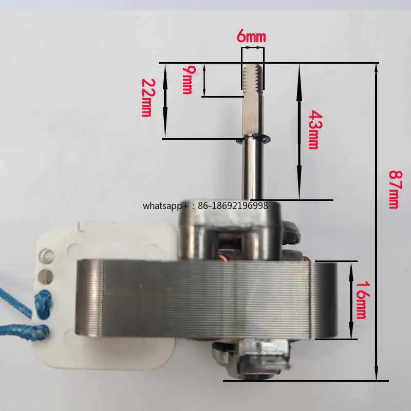 Air Fryer Motor Motor YJ61-16/13/10/61h4 Single Phase Cover Pole Asynchronous Motor Universal Fan