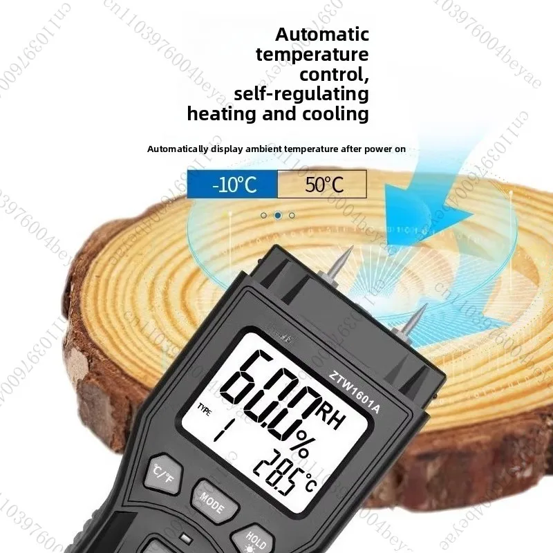 

High-precision Wood Moisture Tester Humidity Measuring Instrument Wall Cement Moisture Content Detection Instrument.