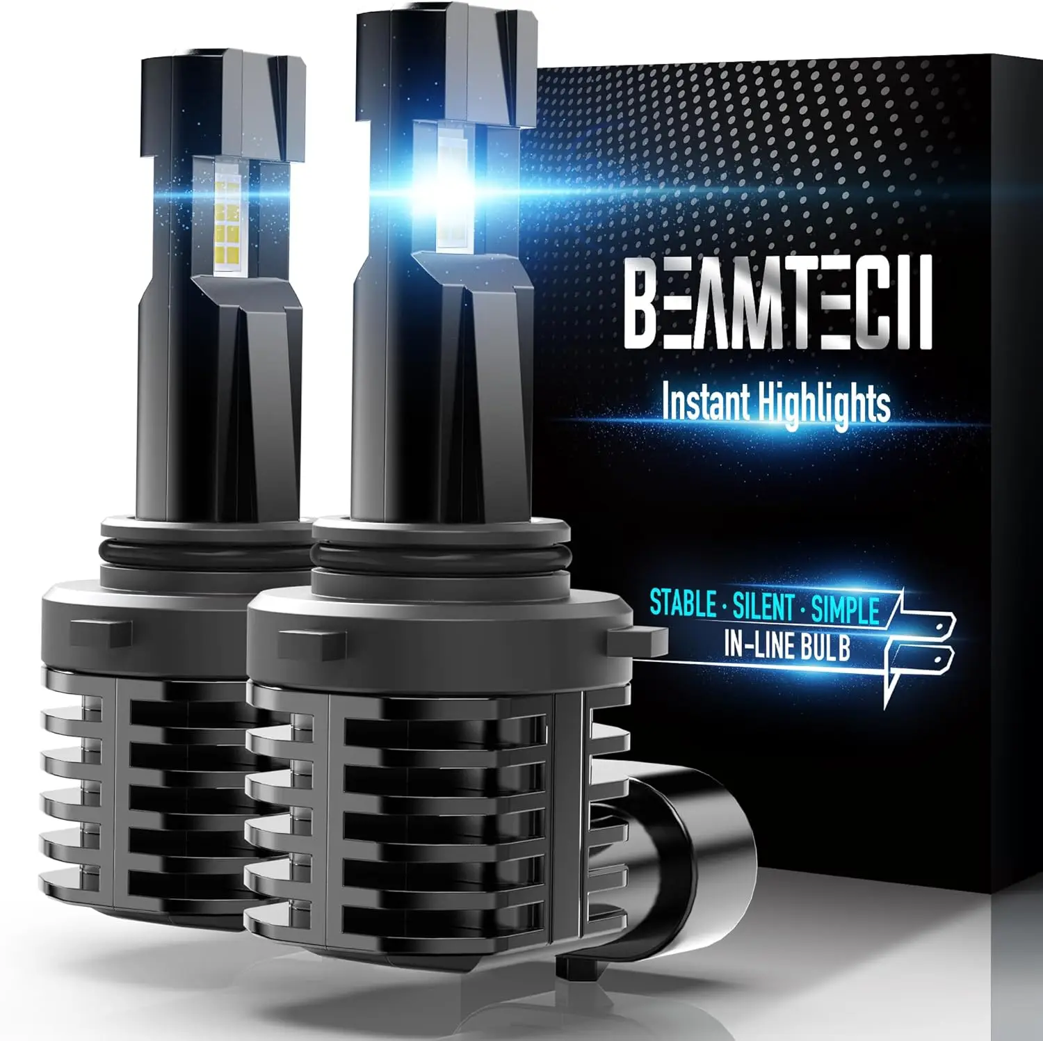 

9006 Bulbs, FanlIn Line HB4 Fog Light Bulb 6500K Xenon White Fog Light Of 2