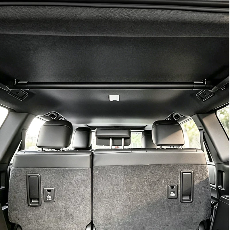For Toyota Prado LC250 2024-2026 Cargo Clothes Hanger Rod Trunk Organizer Rear Storage Accessory