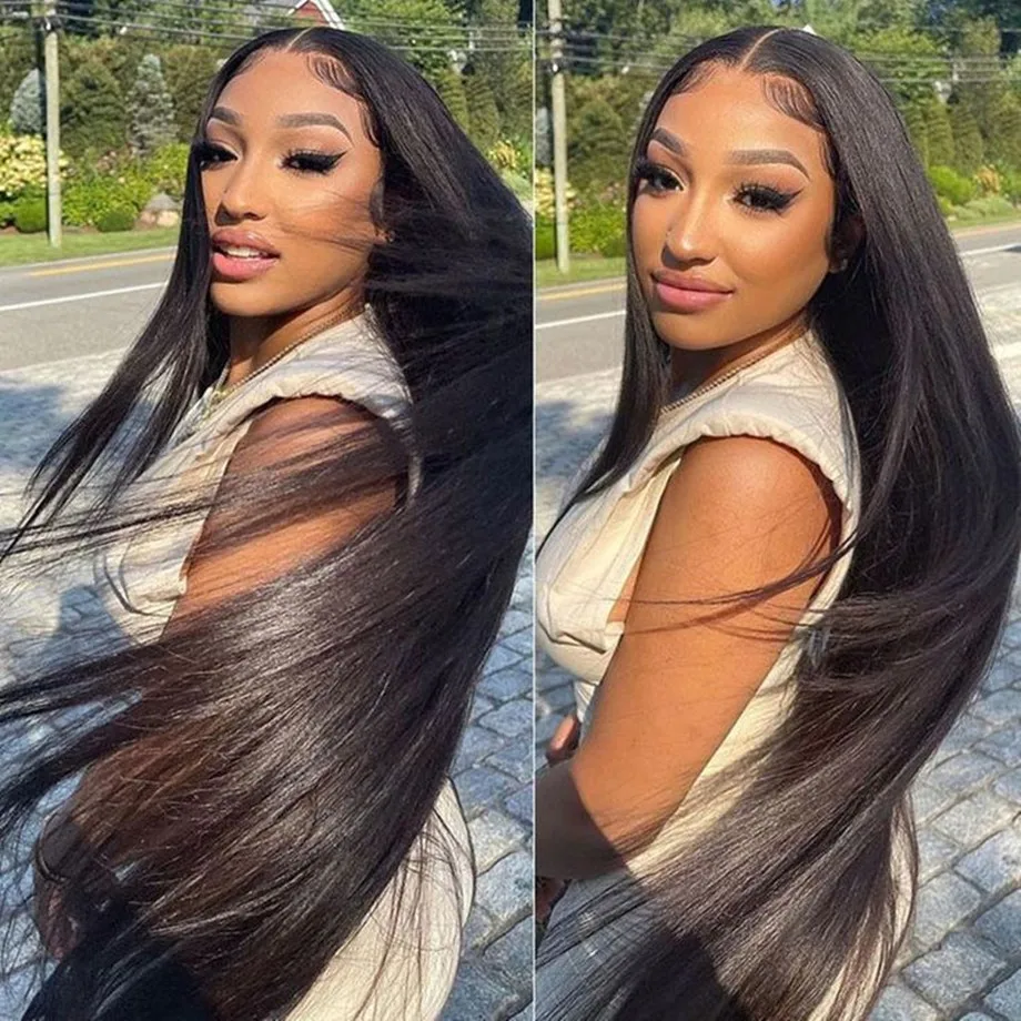 13x4 Bone Straight Lace Front Wigs Human Hair 13x6 Hd Lace Frontal Wig Brazilian 4x4 5x5 Closure Wig 360 Lace Wig Pre Plucked