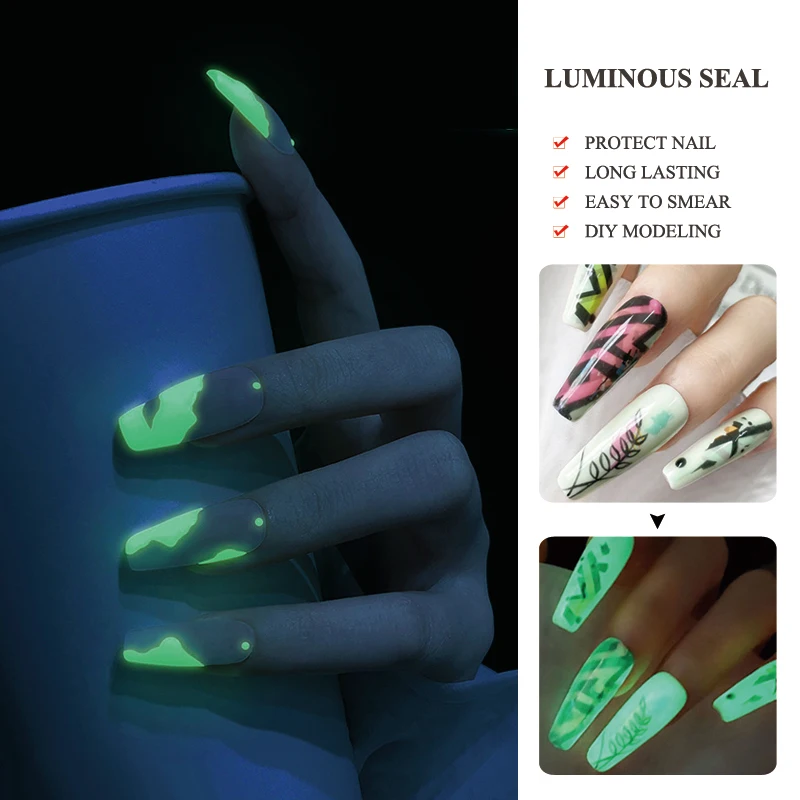 

CHUNSHU No Wipe Top Coat Super Shine Protective Luminous Seal UV Gel Nail Polish 10/15ml Soak-Off Semi Permanent Nails Art