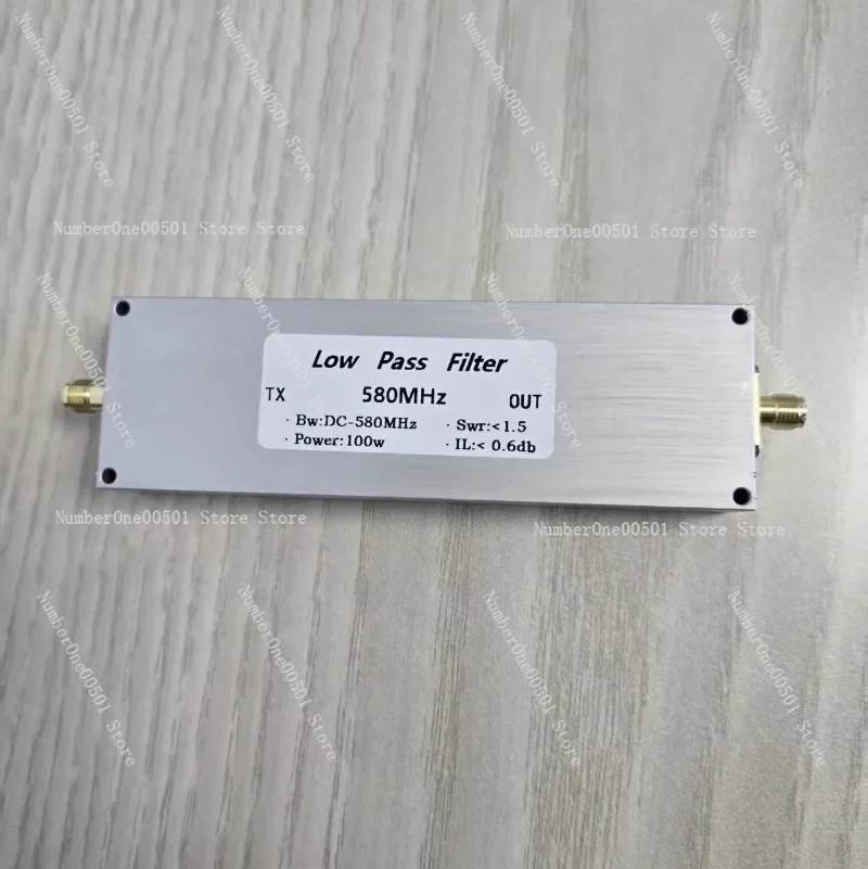 

LPF580M 100W SMA Female Low Pass Filter Noise Reduction Harmonic Wave Elimination Anti Interference