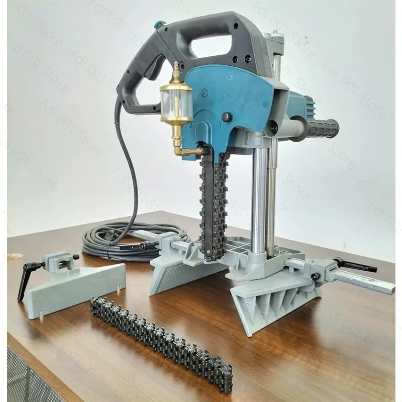 Woodworking Portable Square Hole Machine Chain Saw Ancient Building Pavilion Punching Machine Wood Mortise Machine