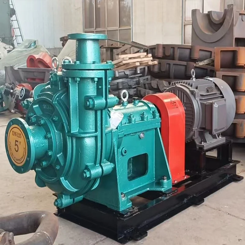 Hot sale 6 Inch large flow  electric Slurry Pump slurry vacuum pump With Good Quality And Price