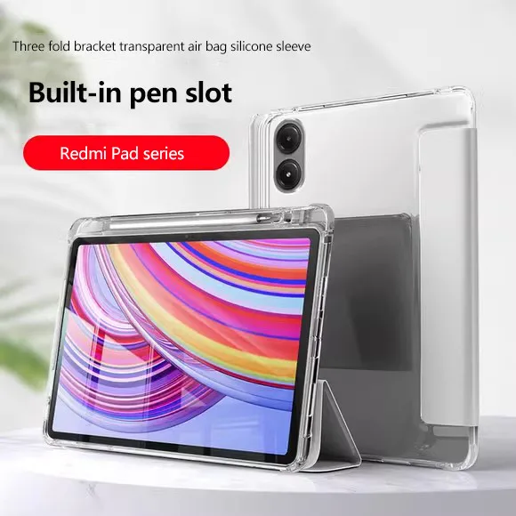 

Clear Pen Slot Case For Xiaomi Poco Pad 12.1 5G 7 Pro 11.2 2024 5 6 6S Pro Redmi Pad SE 8.7 11inch Pro 5G 12.1 Pro12.1