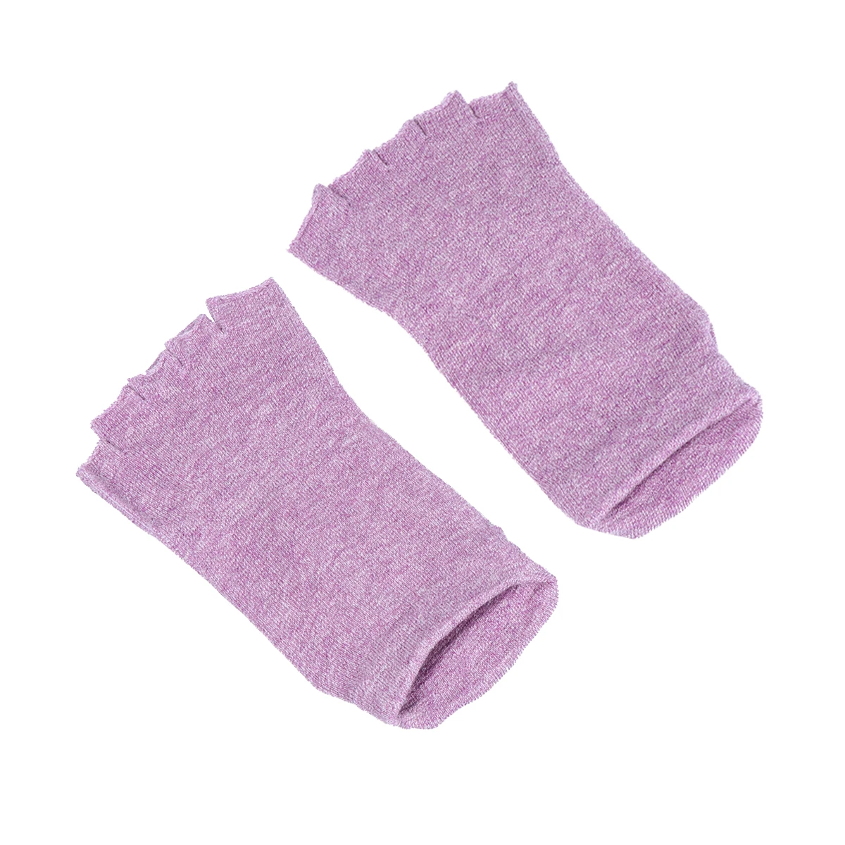 

Toeless Yoga Socks with Fingers for Women Moisturizing Breathable Open-toed