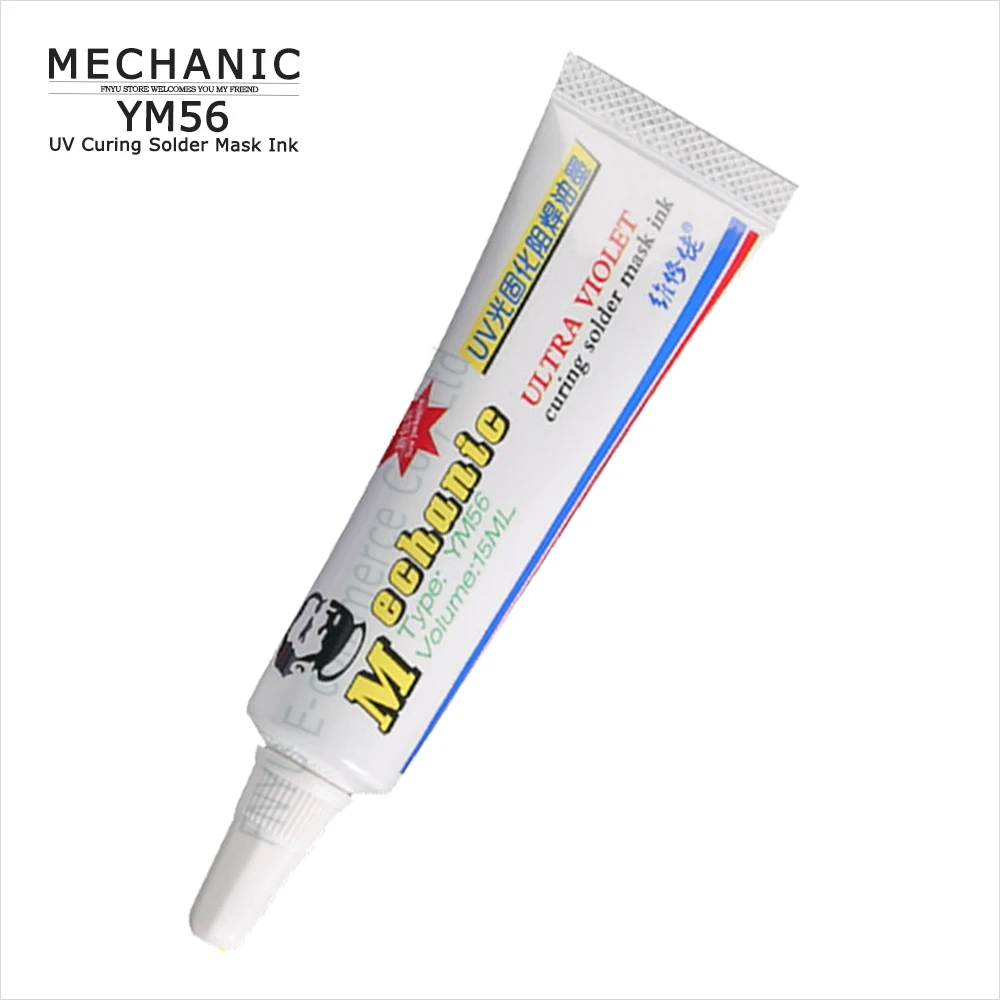 

Mechanic YM56 Needle Insert UV Light curing Ink Solder resist oil PCB BGA circuit board Special ink Curing UV curable solder