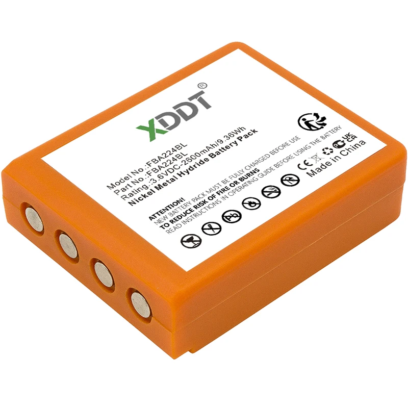 3.6V/2600mAh Battery BA223000 for HBC Radiomatic Keynote,Linus 4,Micron 4,Micron 5,Micron 6,Micron 7,Quadrix,Vector Pro