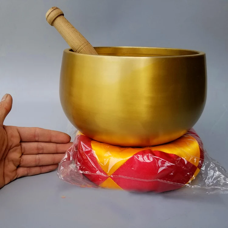 LARGE -Wholesale Buddha figure # TOP efficacious HOME Temple FENG SHUI practice Taoism Buddhism golden Copper  bowl