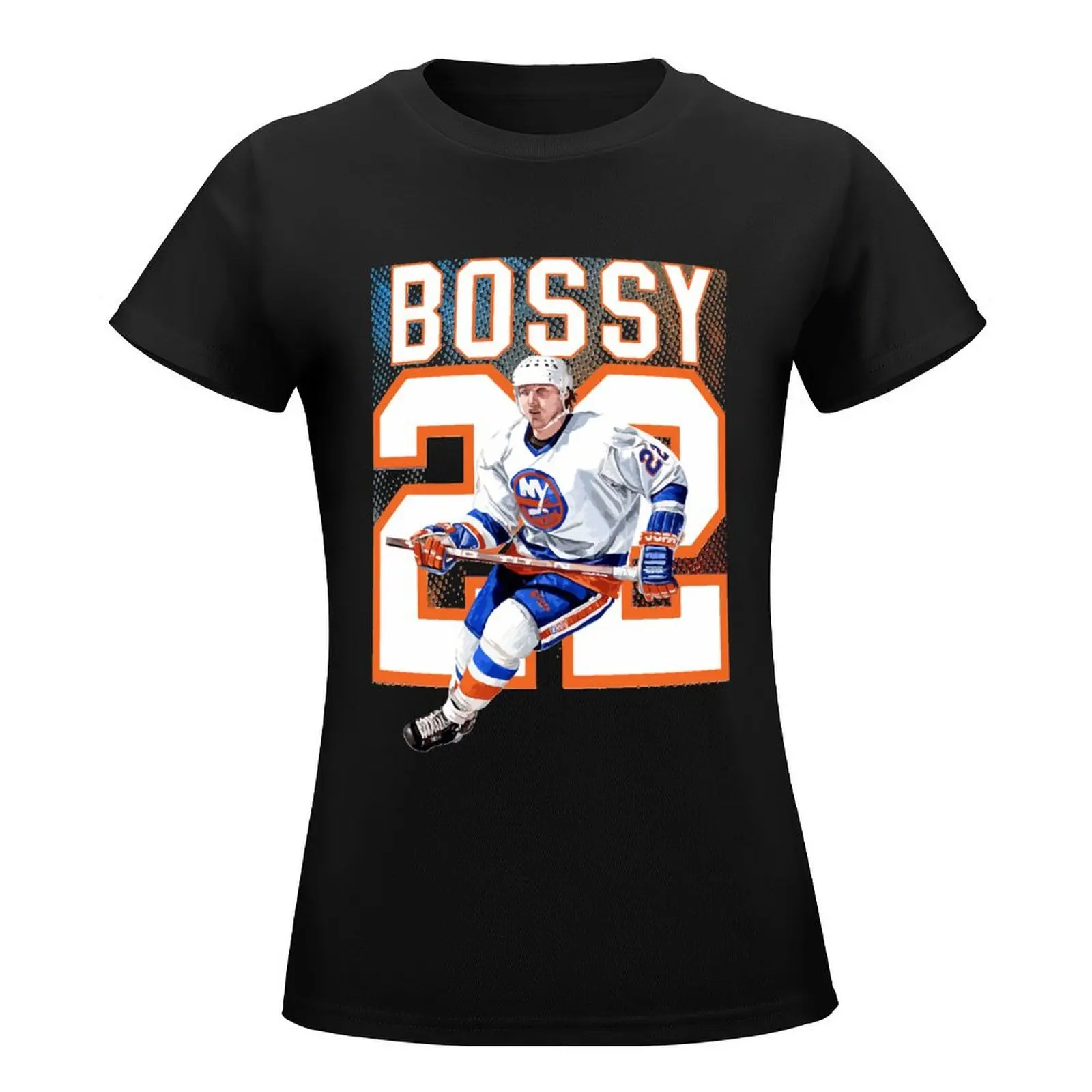 Hockey Legend Mike BossyClassic T-Shirt plus size tops kawaii clothes graphics t shirt Women