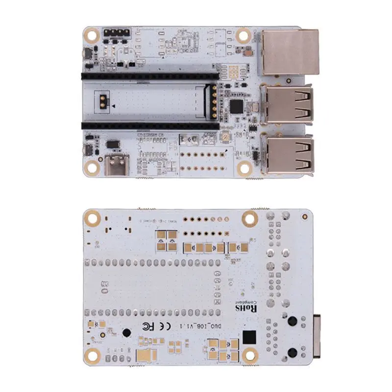 Efficient For Milk-V Duo Expansion Board USB HUB Base Kits With RJ45 Network Port For Milk V Duo Linux Development Board