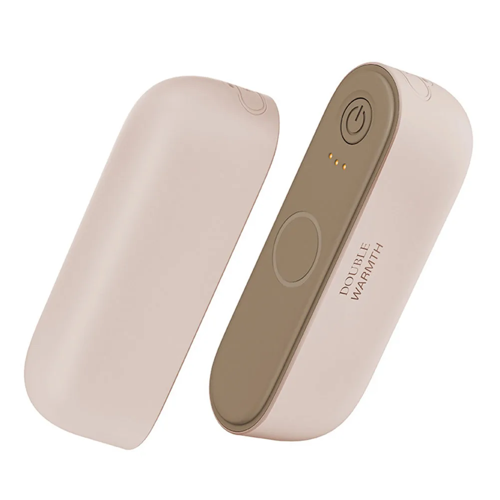 2 in 1 Magnetic Hand Warmer Electric Hand Warmer 3 Temp Setting Mini Hand Warmer Heater Split Pocket Heater for Indoor Outdoor