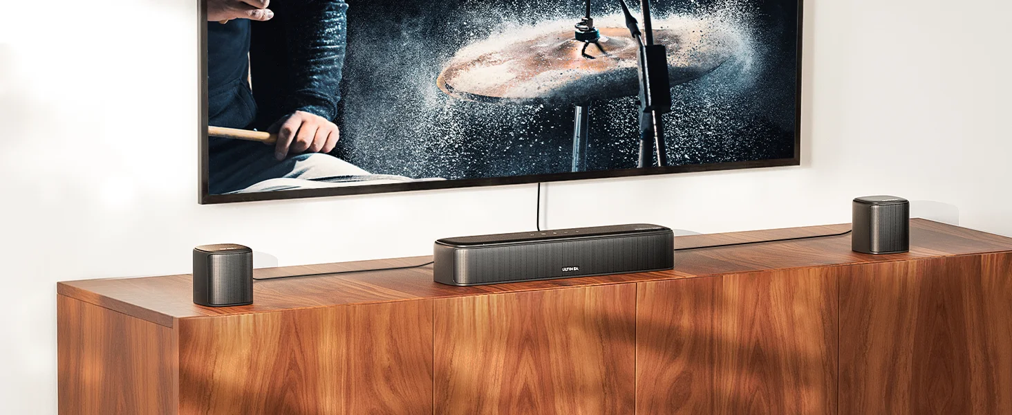 7.1-Channel Dolby Atmos Surround Sound System for TV with 4 Surround Speakers and Home Theater Subwoofer, 420W Peak Power, HDMI eARC, Voice Control, Bass Boost, App Control, 2026 Model