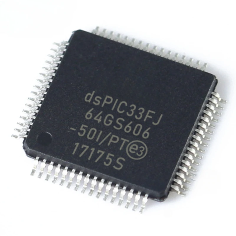 (1pcs)DSPIC33FJ64GS606-50I/PT   DSPIC33FJ64GS606  DSPIC33FJ  DSPIC33FJ32GS606-E/PT  DSPIC33FJ32GS606  QFP64