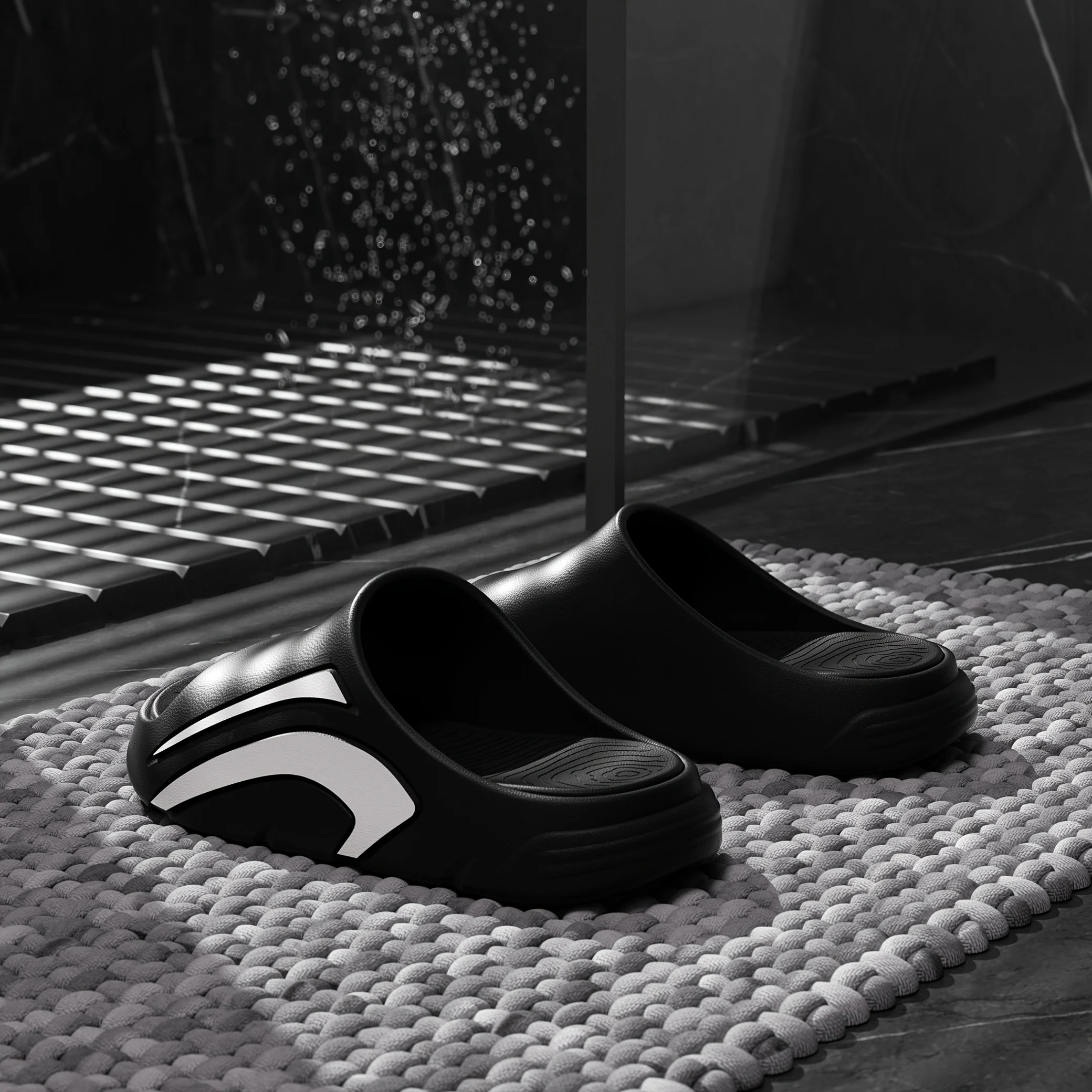 

Men EVA Slide Slippers Summer Thick Sole Non Slip Bathroom Sandals Soft Cushion Indoor Outdoor Beach Shower Casual Slides Couple