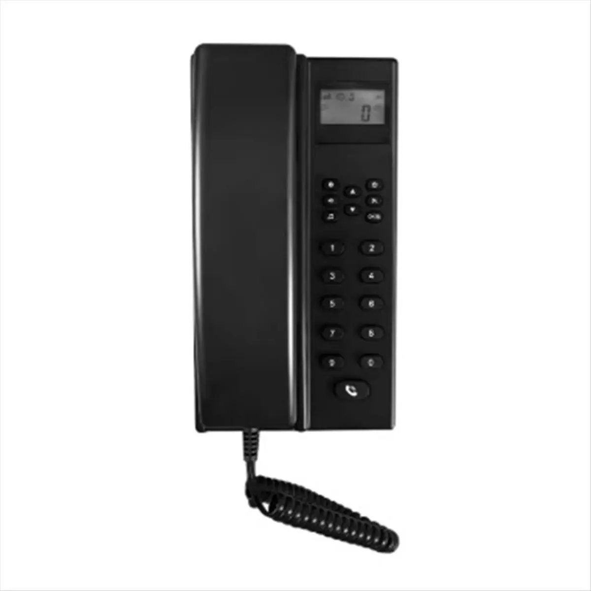 “QUALITY EXCELLE“2.4Ghz Wireless Landline Phone Wireless Intercom for Home Long Distance Intercom,Multi-Room, EU Plug Black