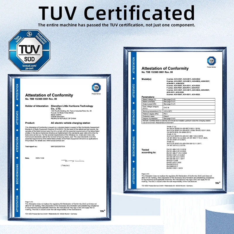 WityPower 22KW 3-фазная зарядная станция для электромобилей Type2 APP Control 7KW 32A 1-фазное зарядное устройство для электромобилей для автомобилей EVSE