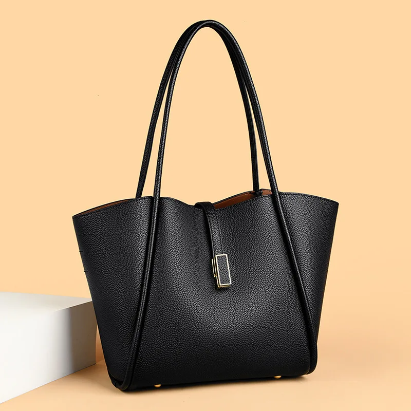 

New Women's Bag Bucket Bag Commuter Bag Large Capacity Versatile Handbag Single Shoulder Crossbody Bag