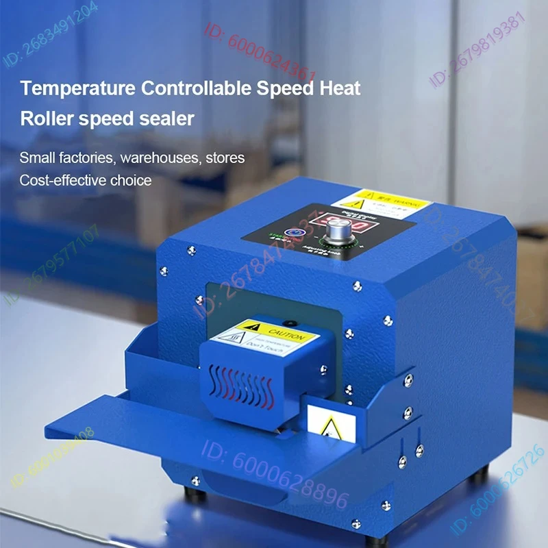 آلة الختم الأسطوانية الأوتوماتيكية كيس شاي صغير الألومنيوم فيلم حقيبة آلة الختم الحراري آلة تغليف الحواف التجارية البلاستيكية