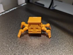 Quadruped robot joint movable and detachable desktop design decoration creative toy model handmade creative gift (unassembled)
