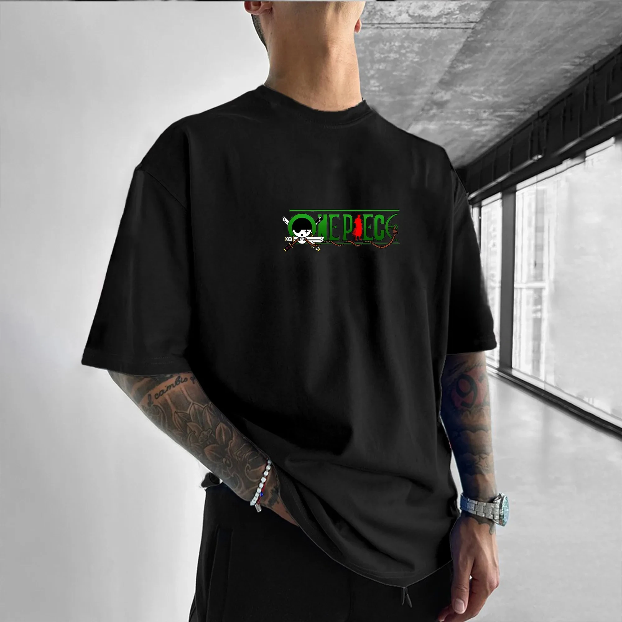 ONE PIECE Peripheral Products Zoro Oversized Printing Men's