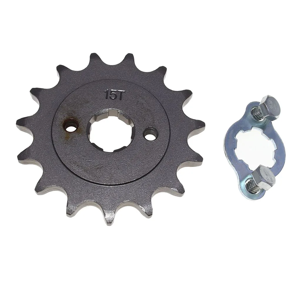 520-15T 20MM Sprocket For 150/200/250/300cc ATV Quad Sunl/Taotao/Eagle/Loncin Go kart Razor Dirt  armada