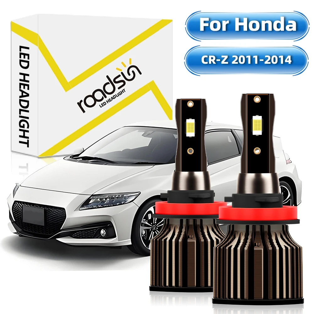 【For Honda CR-Z 2011-2014】LED Car Headlight Bulbs H11Hi/Lo Beam  6500K White 27000LM 400% Super Bright Plug And Play