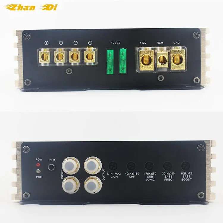 High Quality Professional 1CH 1OHM Class D Car Amplifier Mono Mode