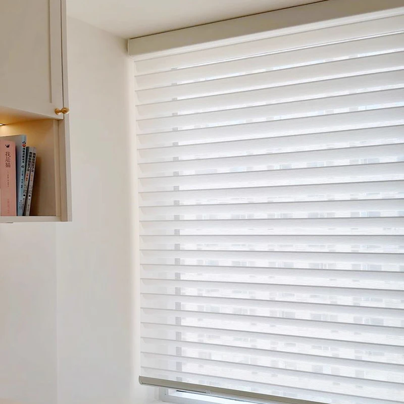Custom Size Shangri-La Window Blinds Roller Shades Sheer Light Filtering Room Darkening Roller Blinds UV Protection
