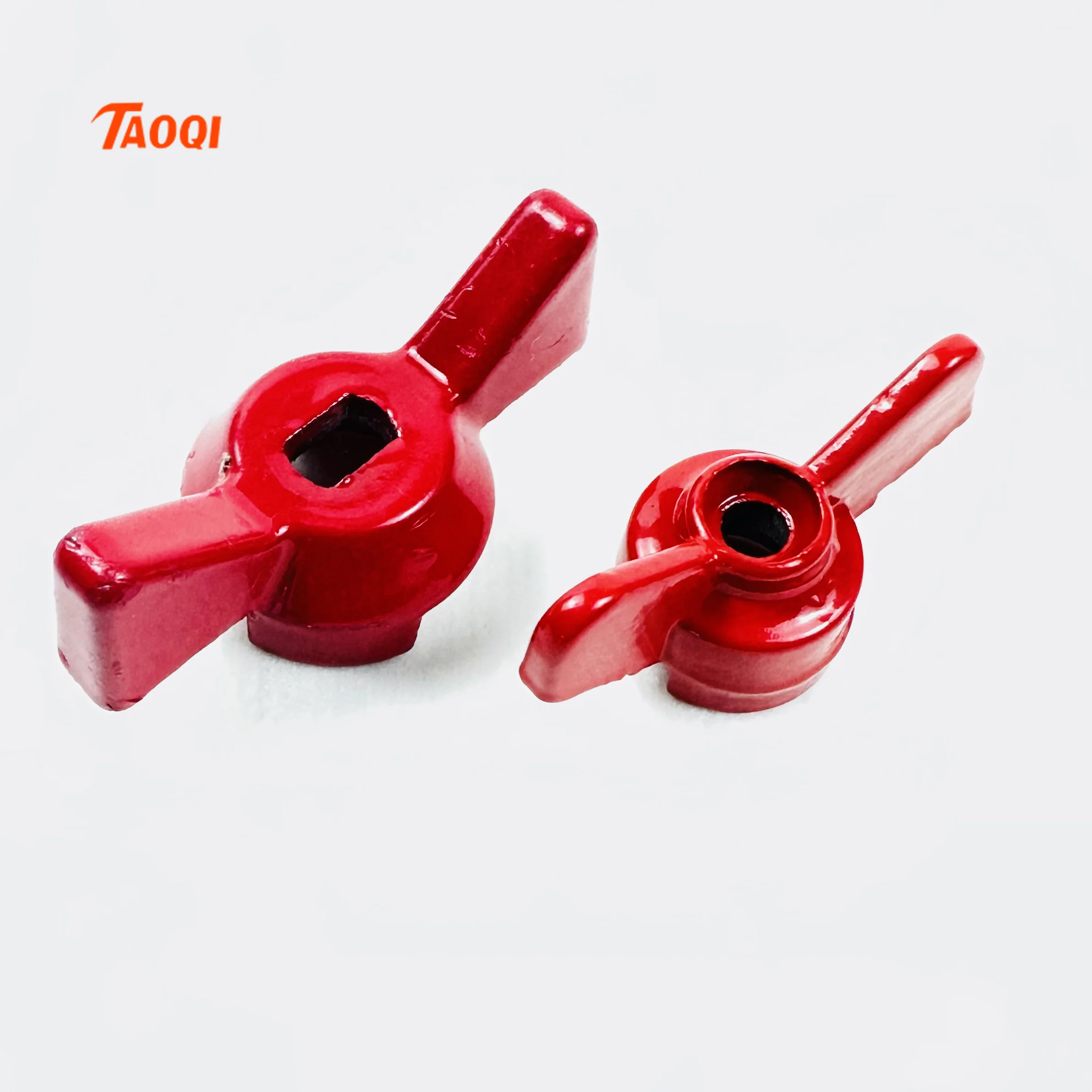 5X8 or 6X10 Aluminum handle valve handle ball valve handle wrench Red Butterfly Handle