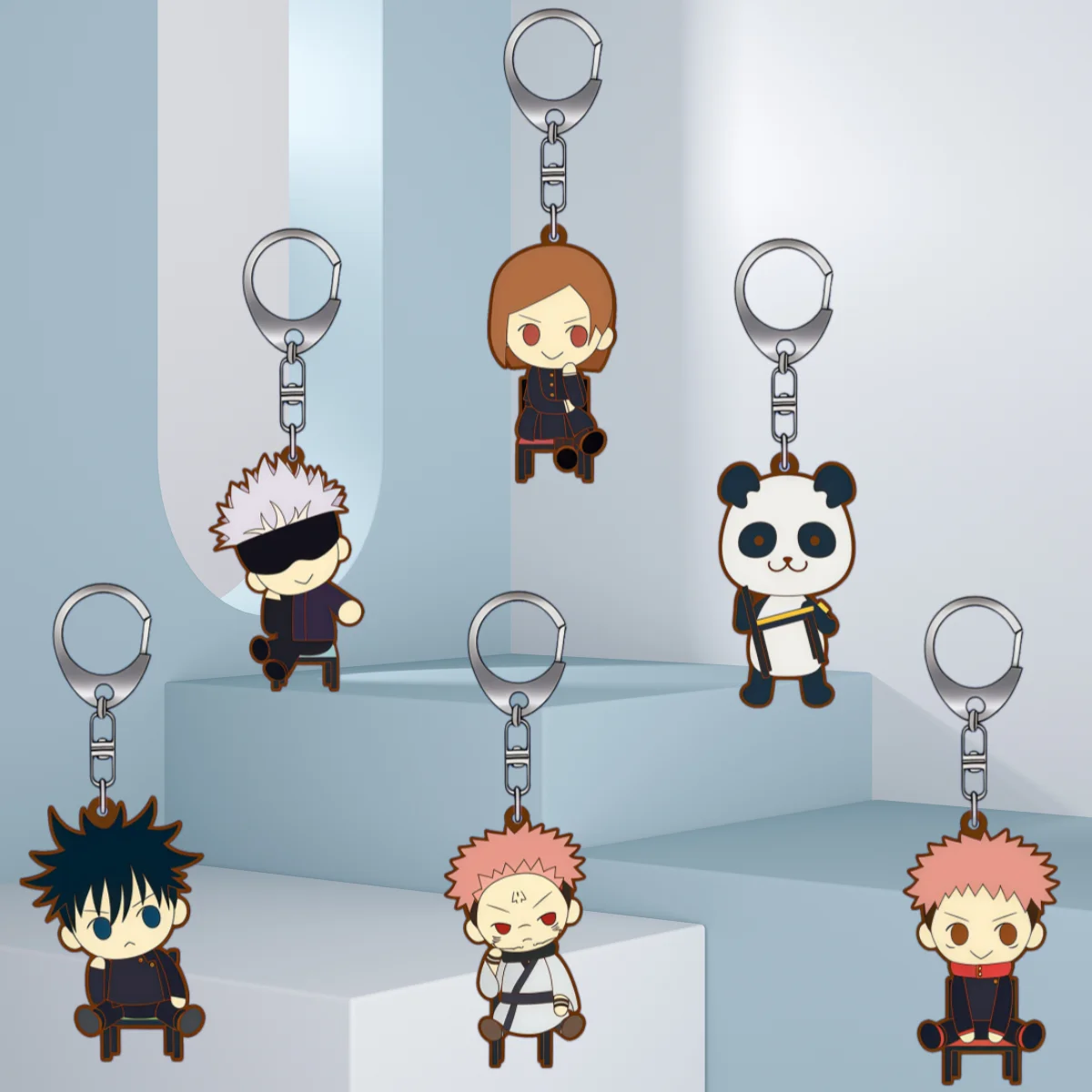 

Anime Peripheral Personalized Acrylic Keychain for Jjk Itadori Yuji Fushiguro Megumi Satoru Gojo Inumaki Toge Kugisaki Nobara