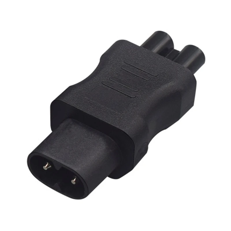 Alternating Current Power Socket Adapter IEC320 C8 to C5 US 2Pin C8 Connector Electrical Socket Converters Dropship