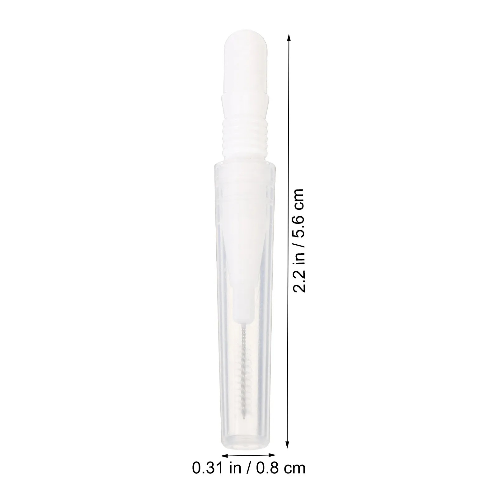 20Pcs Mini Makeup Brushes Eyebrow Brush Portable Nylon Brushes for Small Tooth Makeup Tool Eyebrow Brush