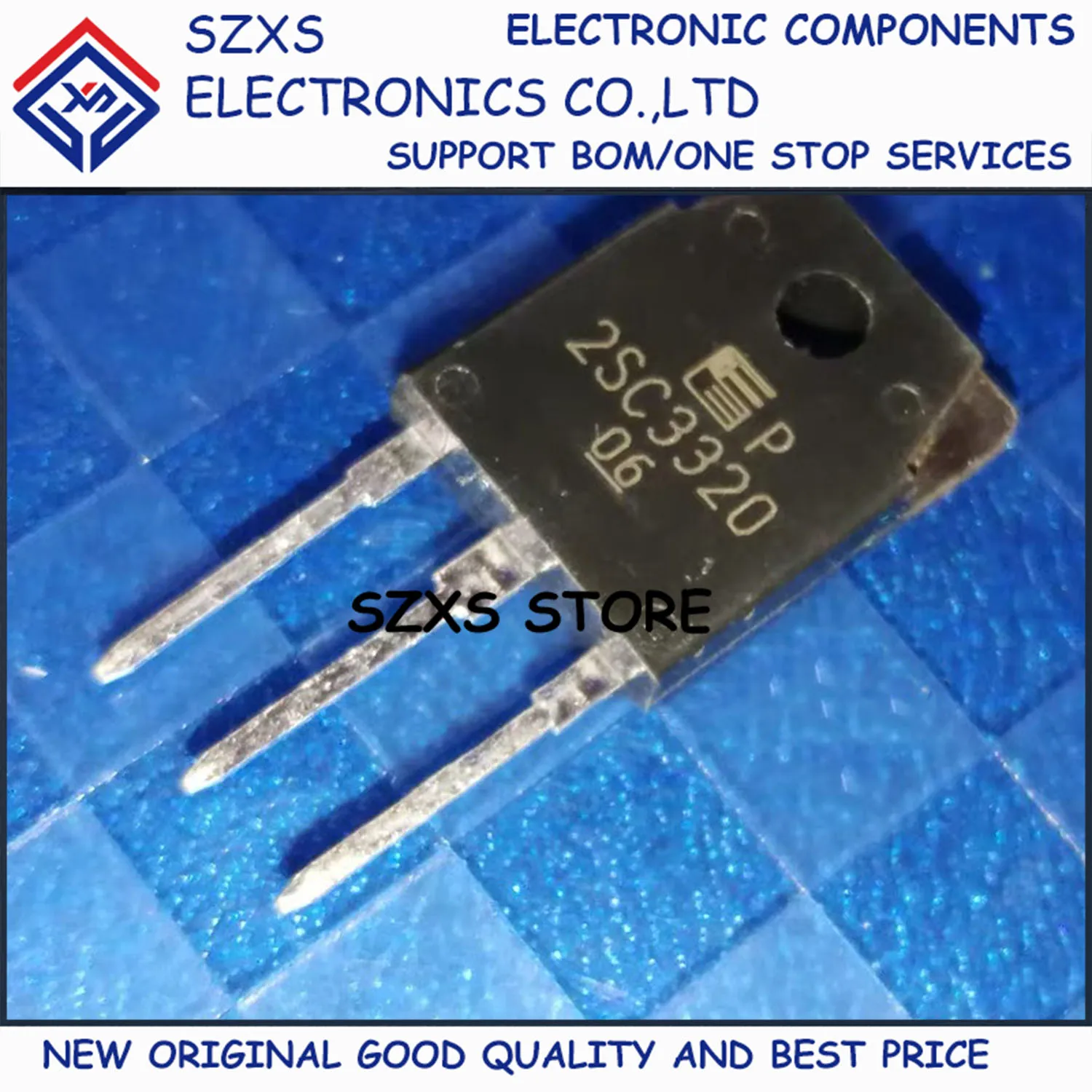 

New Original 10Pcs 2SC3320 C3320 TO-3P 15A 500V Powerful Transistor In Stock Electronic Components Good Quality