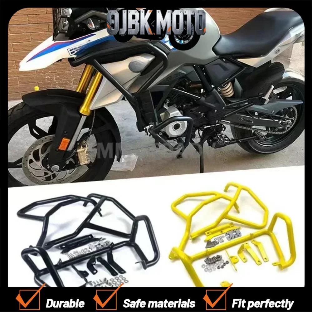 【Perfect fit】Motorcycle Upper and Lower Crash Bar Engine Guard Bumper Frame Protector For BMW G310Gs G 310Gs G310 Gs 2017-2018