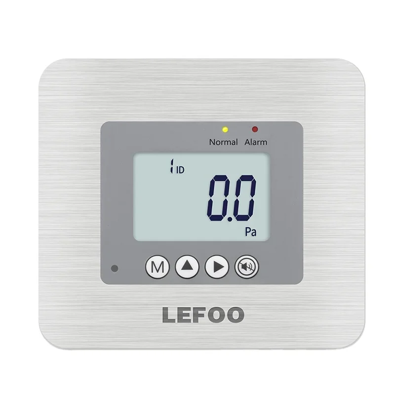 LEFOO RoHS CE 4~20Ma HVAC Industrial Air Differential Pressure Sensor Transmitter