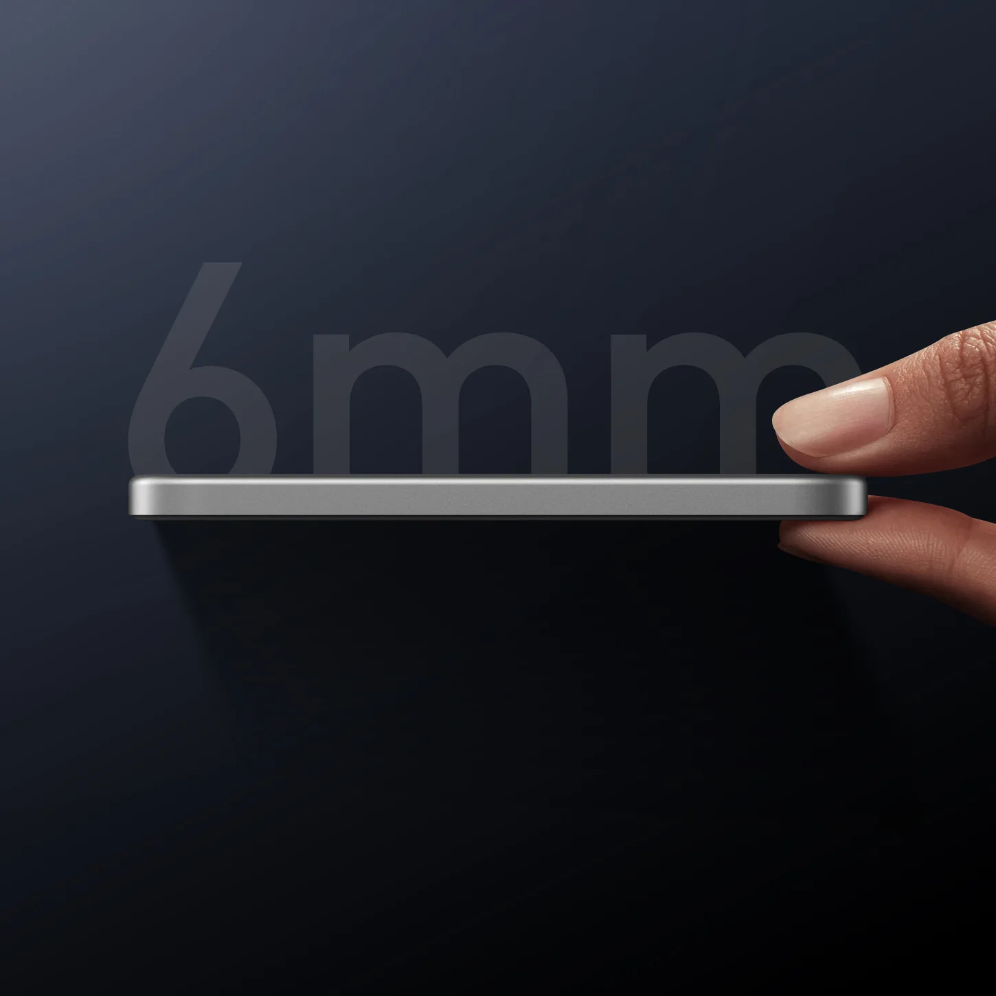 0.3'' Ultra Slim Magnetic Power Bank 5000mAh Wireless Portable Charger Metal-Alloy Compatible with MagSafe for iPhone 17/16-12