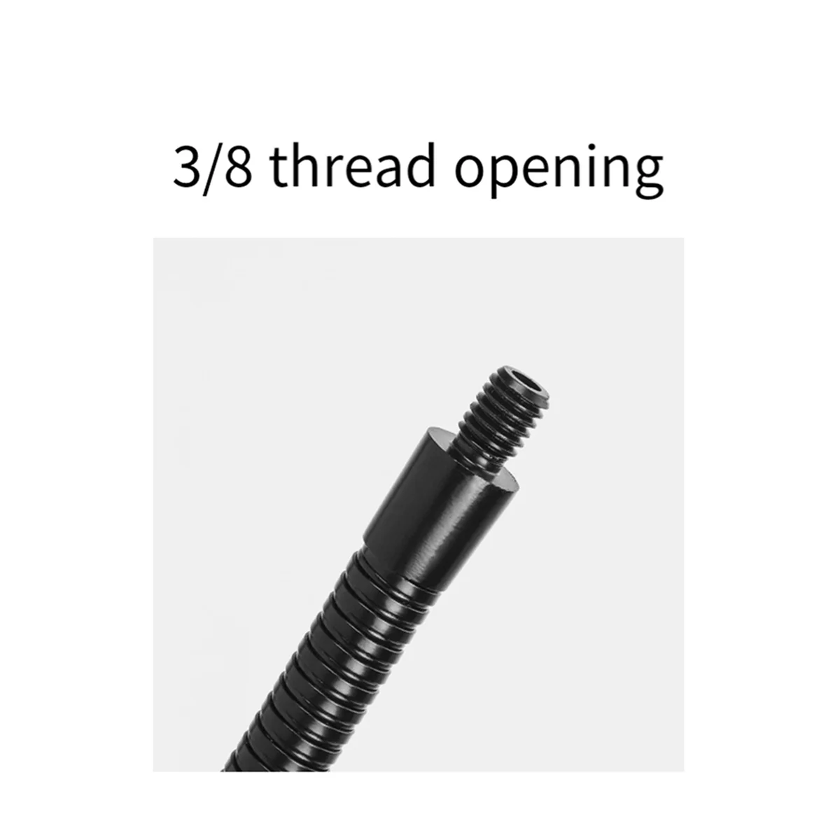 Suporte de conexão de mangueira microfone suporte de tubo de extensão haste de conexão de microfone flexível