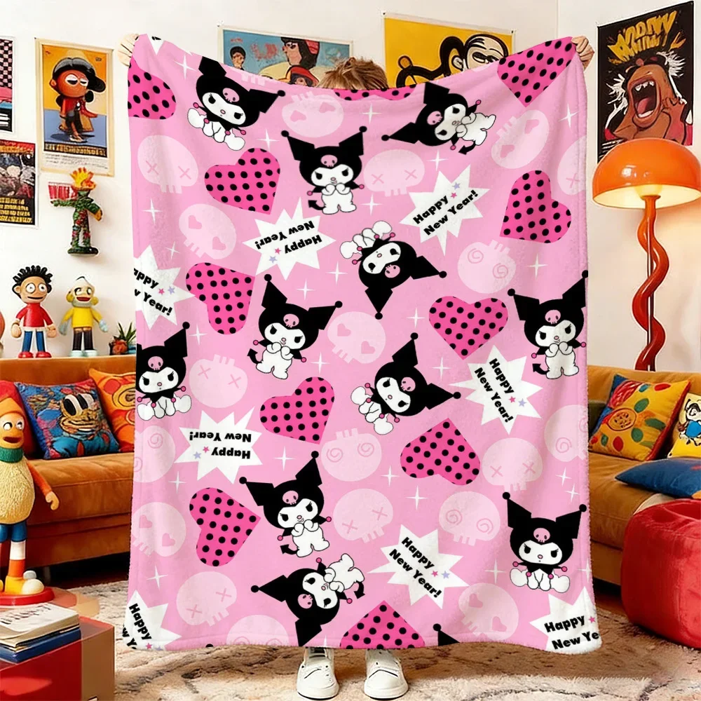 KKuromies Sofa Blanket Home Decor Throw Bedspread for Bed Camping and Picnic Blanket Winter Double Layer Cozy Throw