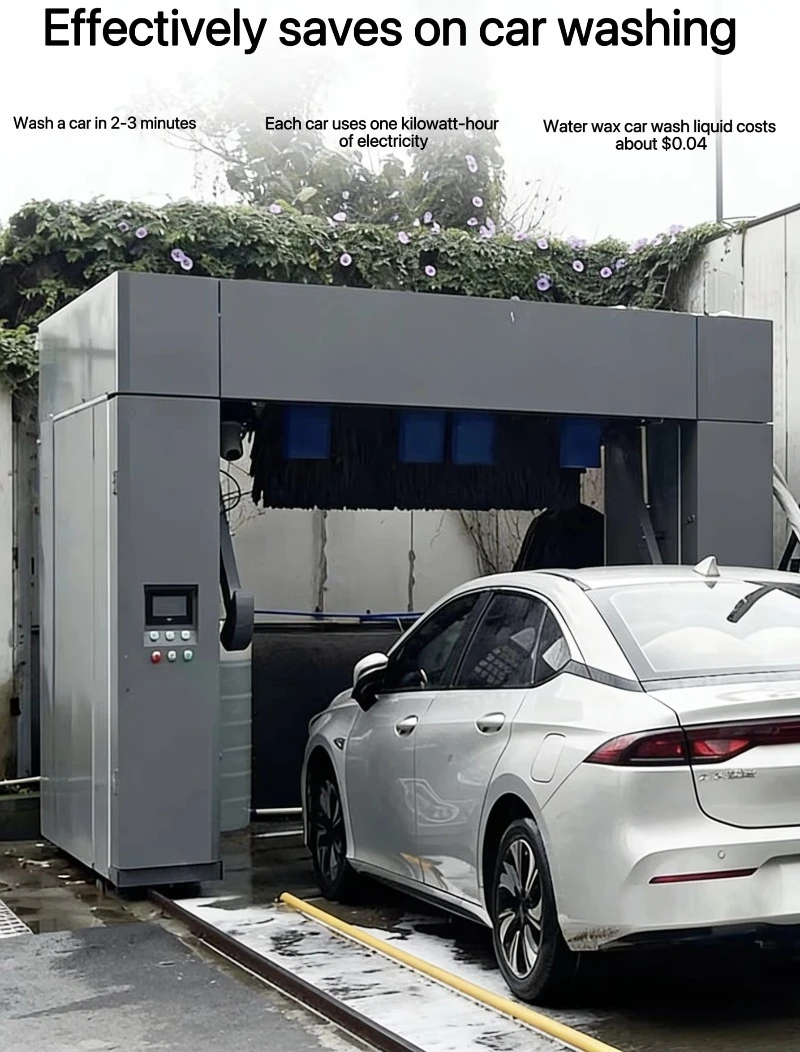 Fully Automatic Car Wash Machine Energy Saving Water Circulation Recycles Waste Water To Reduce Daily Resource Consumption