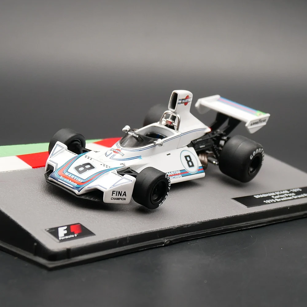 Ixo 1:43 Brabham BT44B 1975 Carlos Pace Diecast Car Model Metal Toy Vehicle